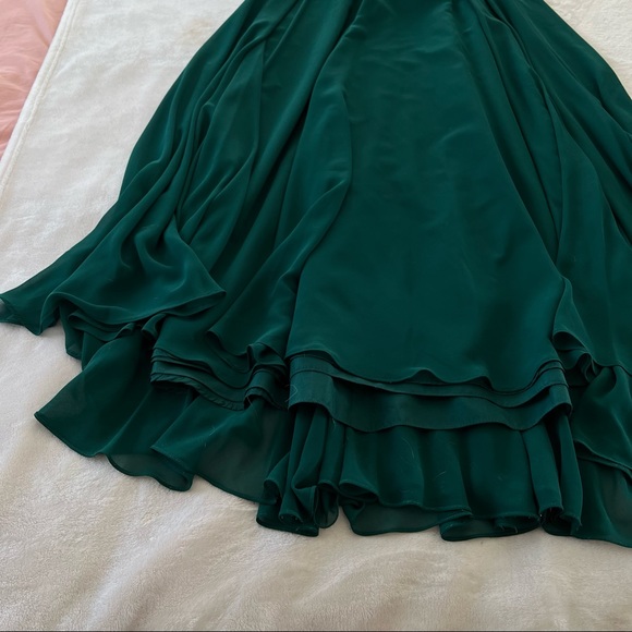 BHLDN Jenny Yoo Inesse Maxi Dress in Forrest - Picture 8 of 9